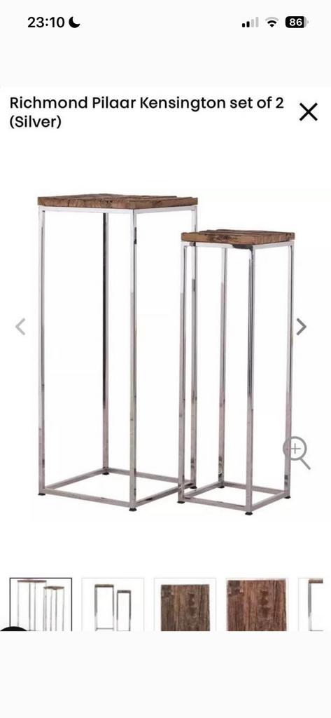 GEZOCHT PILAREN RICHMOND, Huis en Inrichting, Woonaccessoires | Zuilen en Pilaren, Ophalen, Zo goed als nieuw