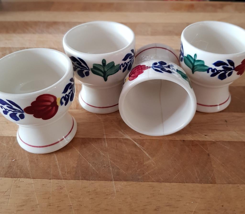 Boerenbont eierdoppen div. modellen, Antiek en Kunst, Antiek | Keramiek en Aardewerk, Ophalen of Verzenden