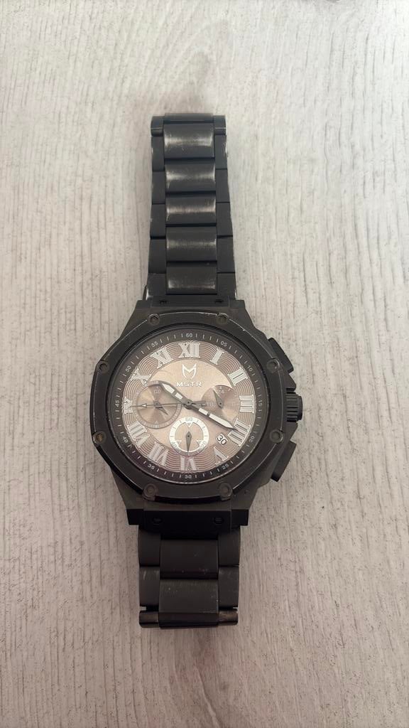 MSTR AMBASSADOR Meister horloge, Sieraden, Tassen en Uiterlijk, Horloges | Heren, Overige merken, Staal, Gebruikt, Polshorloge
