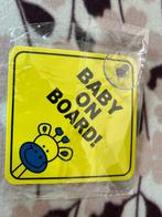 Baby on board hanger zuignap auto raam  nieuw, Ophalen of Verzenden, Nieuw