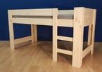 Massief houten (half) HOOGSLAPER nieuw vele hoogtes en maten, 90 cm, Ophalen of Verzenden, Stapelbed, Nieuw
