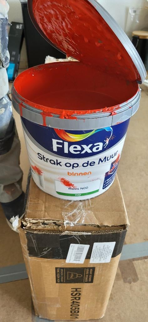 Muurverf Flexa Ambiance extra, Ophalen, Minder dan 5 liter, Rood, Verf
