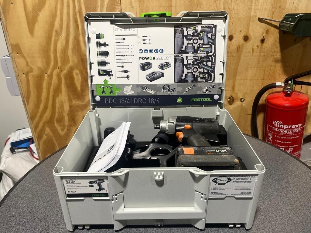 Festool Protool accuboormachine 18V te koop, Ophalen of Verzenden, Gebruikt, Boor- en Schroefmachine