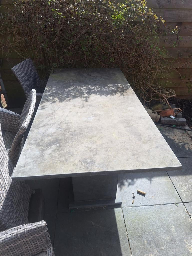 Natuurstenen tafel, Ophalen of Verzenden, Rechthoekig, Overige materialen