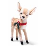 Steiff 007477 Rieke Kerst Ree 30cm., Info@steiff.com, Steiff, Steiff, Stoffen beer
