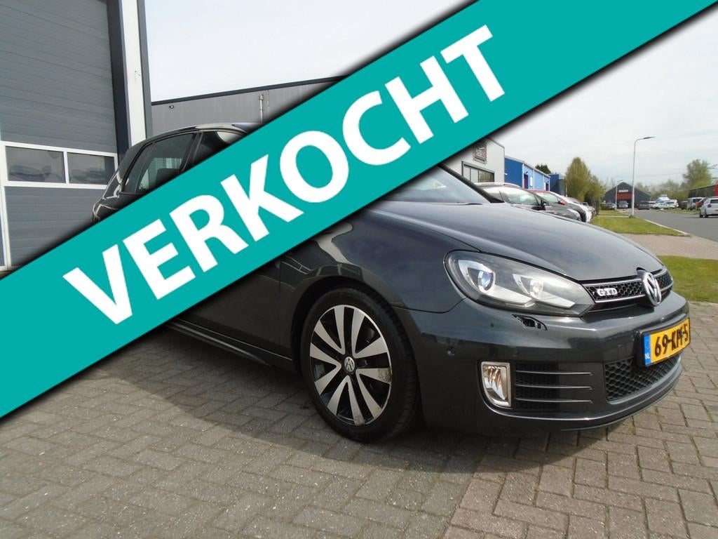 Volkswagen Golf 2.0 GTD airco xenon nl auto, Auto's, Voorwielaandrijving, Gebruikt, 4 cilinders, 700 kg