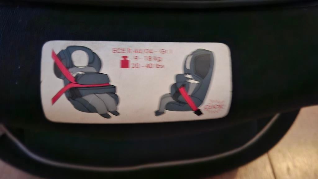 Cybex Pallas 2-fix autostoel 9-36 kg, Overige merken, Autogordel of Isofix, Gebruikt, Verstelbare rugleuning