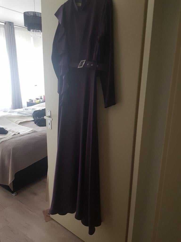 Avondjurk, Galajurk, Blauw, Maat 42/44 (L), Ophalen of Verzenden