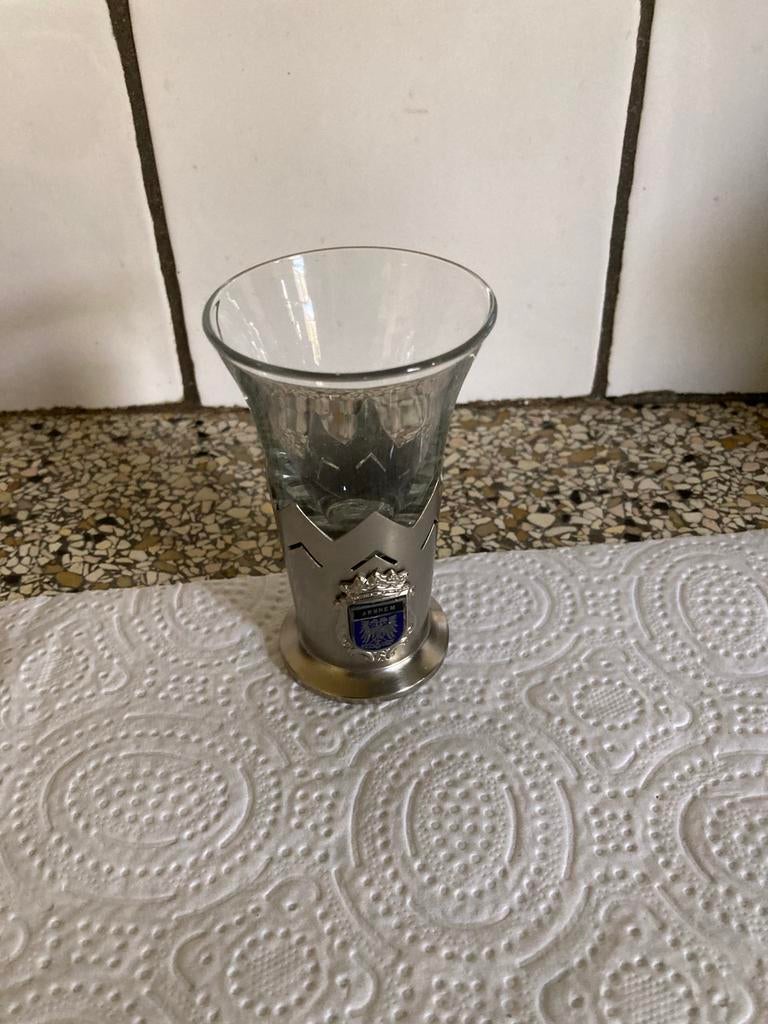 Glaasje Arnhem, Ophalen of Verzenden, Zo goed als nieuw, Bierglas
