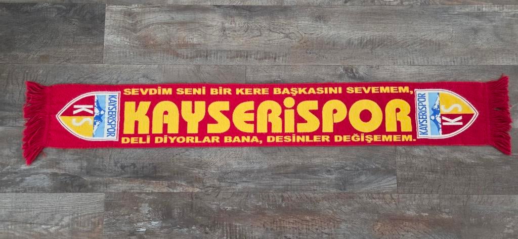 Sjaal Kayserispor, Ophalen of Verzenden, Zo goed als nieuw, Buitenlandse clubs, Vaantje of Sjaal