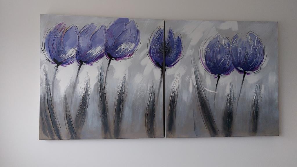 Schilderijen, Huis en Inrichting, Woonaccessoires | Schilderijen, Tekeningen en Foto's, Ophalen, Zo goed als nieuw, Schilderij