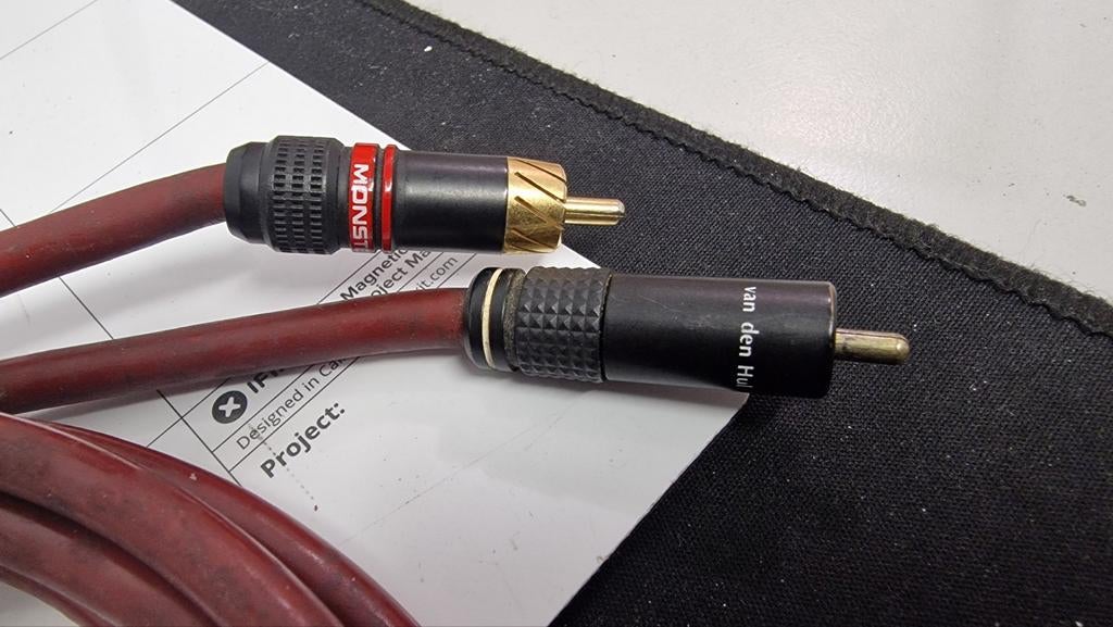 Van den Hul / Monster Interlink audiokabels, Audio, Tv en Foto, Audiokabels en Televisiekabels, Ophalen of Verzenden, Gebruikt