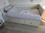 IKEA HEMNES Bedbank met 3 lades - Wit, Ophalen, Gebruikt, 90 cm, Eenpersoons