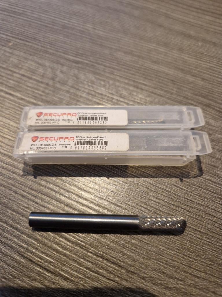 SECUPRO Hardmetalen Frezen 6mm, Ophalen of Verzenden, Nieuw