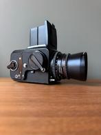 Hasselblad 500 CM Zeiss 3.5/60mm en accessoires, Audio, Tv en Foto, Fotocamera's Analoog, Ophalen of Verzenden, Gebruikt, Spiegelreflex
