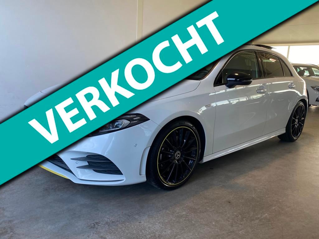 Mercedes-Benz A-klasse 220 Launch Edition AMG NL-auto, Auto's, Mercedes-Benz, Bedrijf, Te koop, A-Klasse, 360° camera, ABS, Achteruitrijcamera