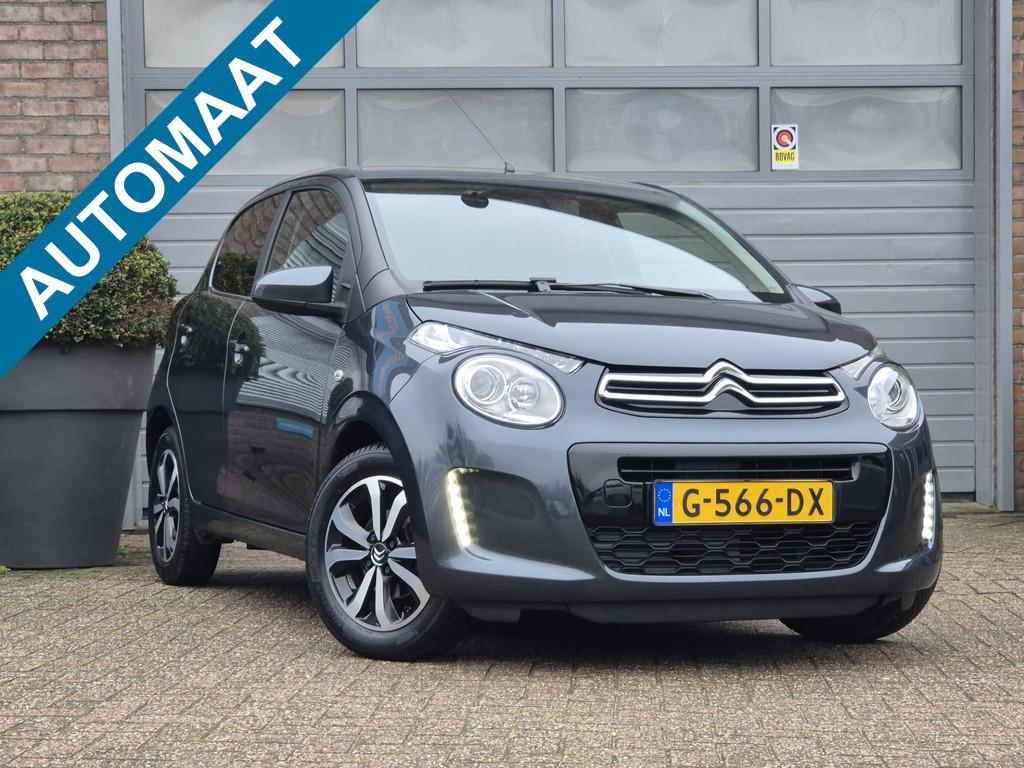Citroën C1 1.0 VTi Shine AUTOMAAT AUTOMAAT. (bj 2019), Auto's, Stof, Gebruikt, 4 stoelen, C1