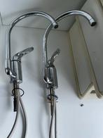 Grohe Chromen Kranen met Hoge Uitloop, Ophalen, Gebruikt, Chroom, Kraan