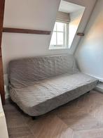 Slaapbank IKEA Nyhamn, Ophalen, Tweepersoons, 140 cm, Zo goed als nieuw