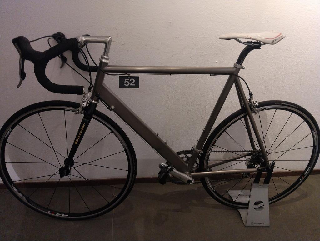 Gazelle Titanium TVM ?, Fietsen en Brommers, Fietsen | Racefietsen, Titanium, 28 inch, Gebruikt, Heren