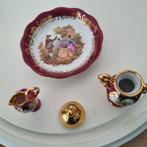 Vintage limoges mini theeservies onderdelen, Ophalen of Verzenden, Gebruikt, Porselein, Kop en/of schotel