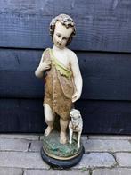 Johannes de Doper beeld met lam - 44cm, Antiek en Kunst, Ophalen of Verzenden