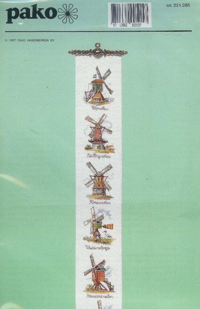 Cado Pako borduurpakket schellekoord met Molens, Ophalen of Verzenden, Nieuw, Handborduren, Borduurpakket
