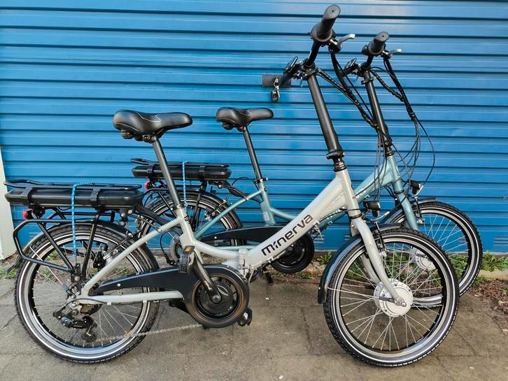 2x Z.G.A.N Minerva Elektrische Vouwfietsen, Fietsen en Brommers, Fietsen | Vouwfietsen, Zo goed als nieuw, Overige merken, 20 inch of meer