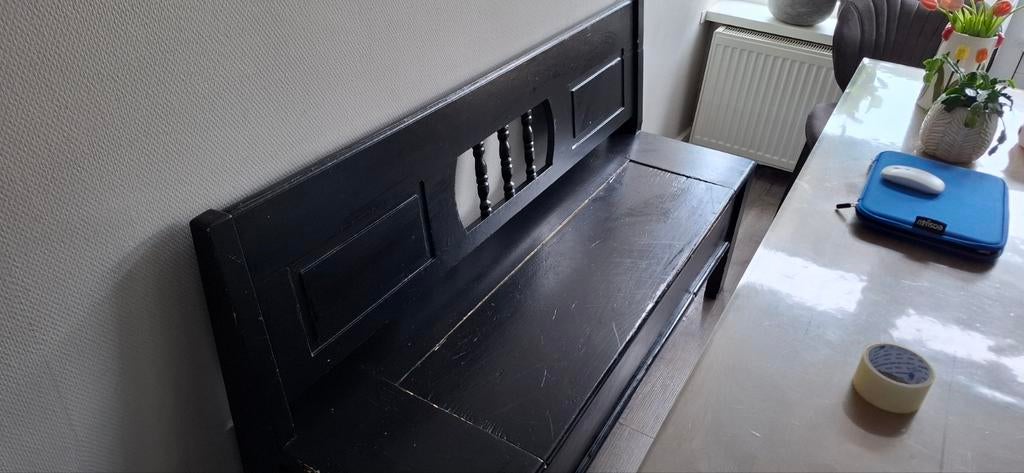 Houten klepbank - Opknapper, Huis en Inrichting, Ophalen, Gebruikt