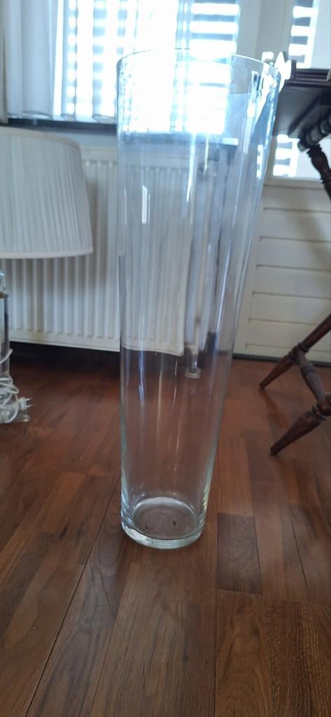 Hoge vaas, Huis en Inrichting, Ophalen, Overige kleuren, Minder dan 50 cm, Glas