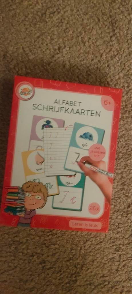 spel alfabet schrijfkaarten nieuw, Ophalen of Verzenden, Nieuw, Jongen of Meisje