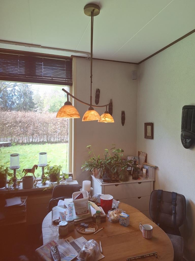 Hanglamp, Huis en Inrichting, Lampen | Hanglampen, Ophalen, Minder dan 50 cm
