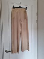 Flared Broek van soepele Jersey "Yaya", Maat 38/40 (M), Beige, Ophalen of Verzenden, Zo goed als nieuw