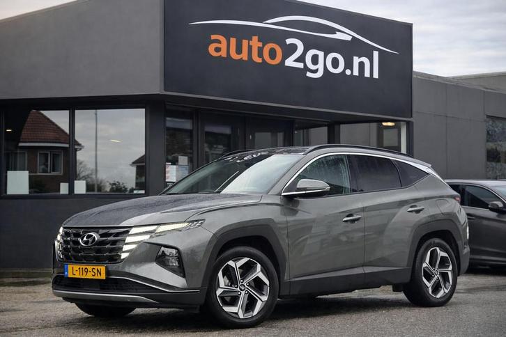 Hyundai Tucson 1.6 T-GDI PHEV AUT6 PREMIUM SKY 4WD. LEDER PA, Auto's, Hyundai, Te koop, Tucson, 360° camera, 4x4, ABS, Adaptive Cruise Control
