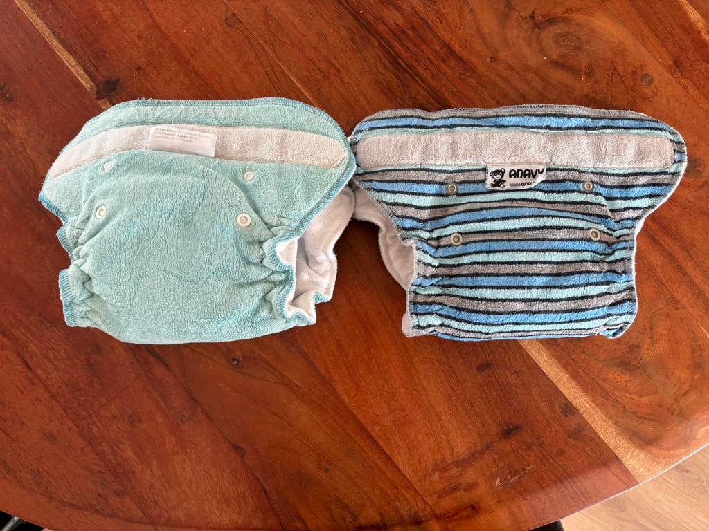 2 anavy night wasbare nachtluiers, Ophalen of Verzenden, Zo goed als nieuw, Jongetje of Meisje