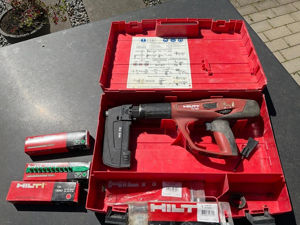 Hilti DX 460 kruitschiethamer, Ophalen, Gebruikt