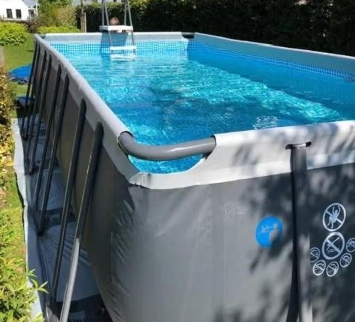 Zwembad 5.49x2.74x132 incl toebehoren!! Zwembad, warmtepomp,, Tuin en Terras, Zwembad-toebehoren, Ophalen, Gebruikt
