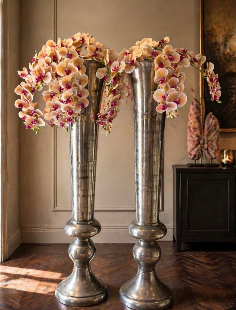 Set van 2 grote PTMD vazen - 150 cm - Luxe eyecatchers, Ophalen, Overige materialen, Gebruikt, Overige kleuren