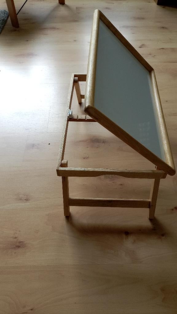 Bed tafeltje, Ophalen, Gebruikt, Eenpersoons, Hout