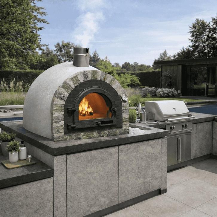 Houtgestookte Pizzaoven - Steenoven NIEUW - Alle maten, Tuin en Terras, Pizzaovens, Nieuw, Ophalen