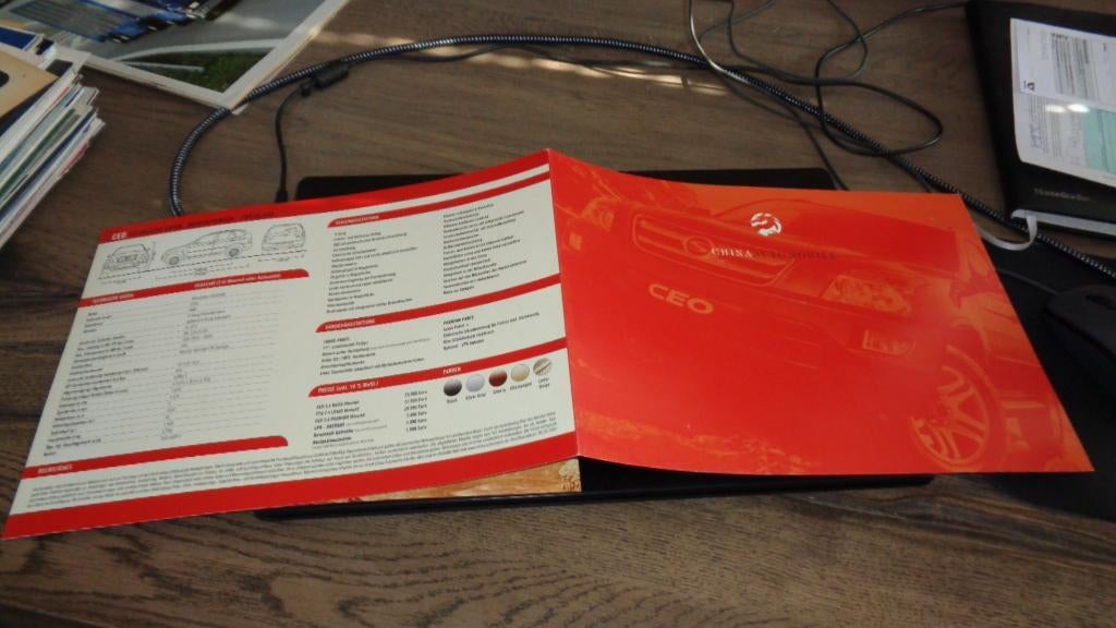 Folder  CEO  ,  30-8-2007, Verzenden, Nieuw, Overige merken