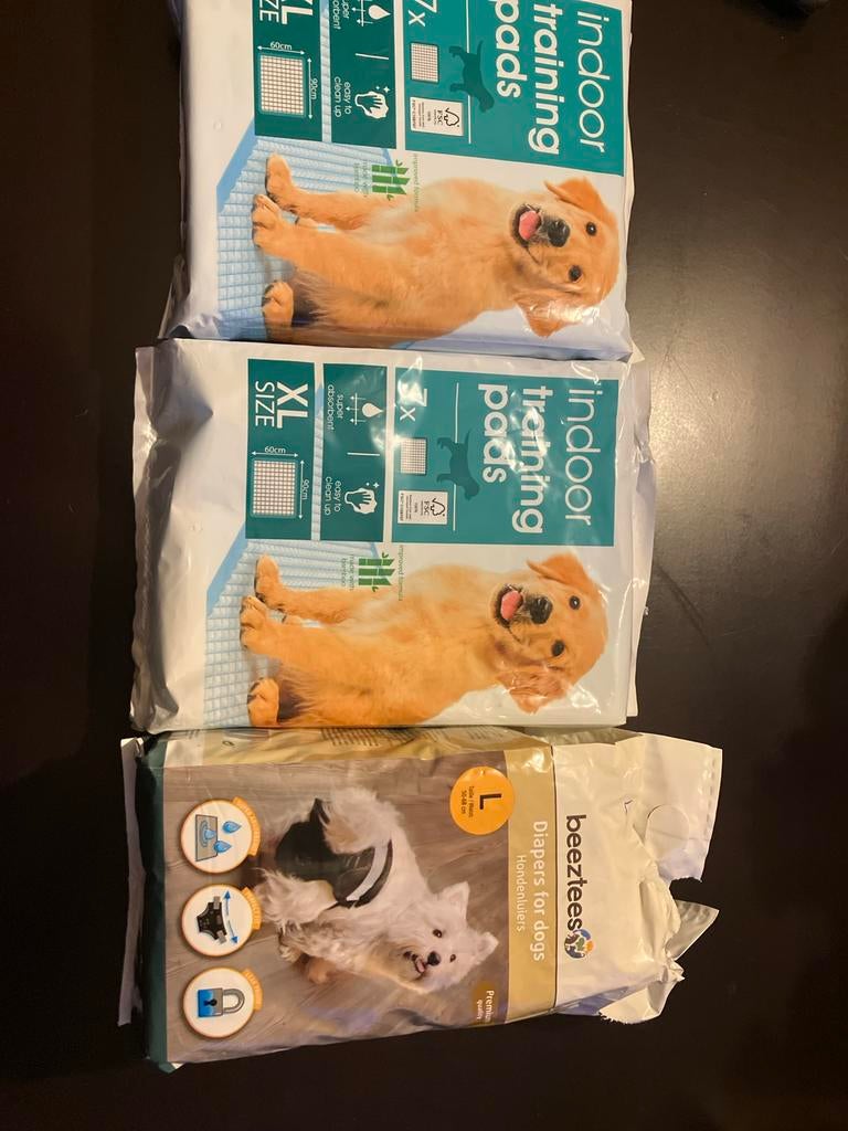 Luiers voor honden, Ophalen, Nieuw