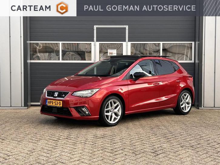 SEAT Ibiza 5D 1.0 TSI FR | Pano | LED | Camera | Sensoren V+, Auto's, Seat, Bedrijf, Te koop, Ibiza, Airbags, Bluetooth, Cruise Control