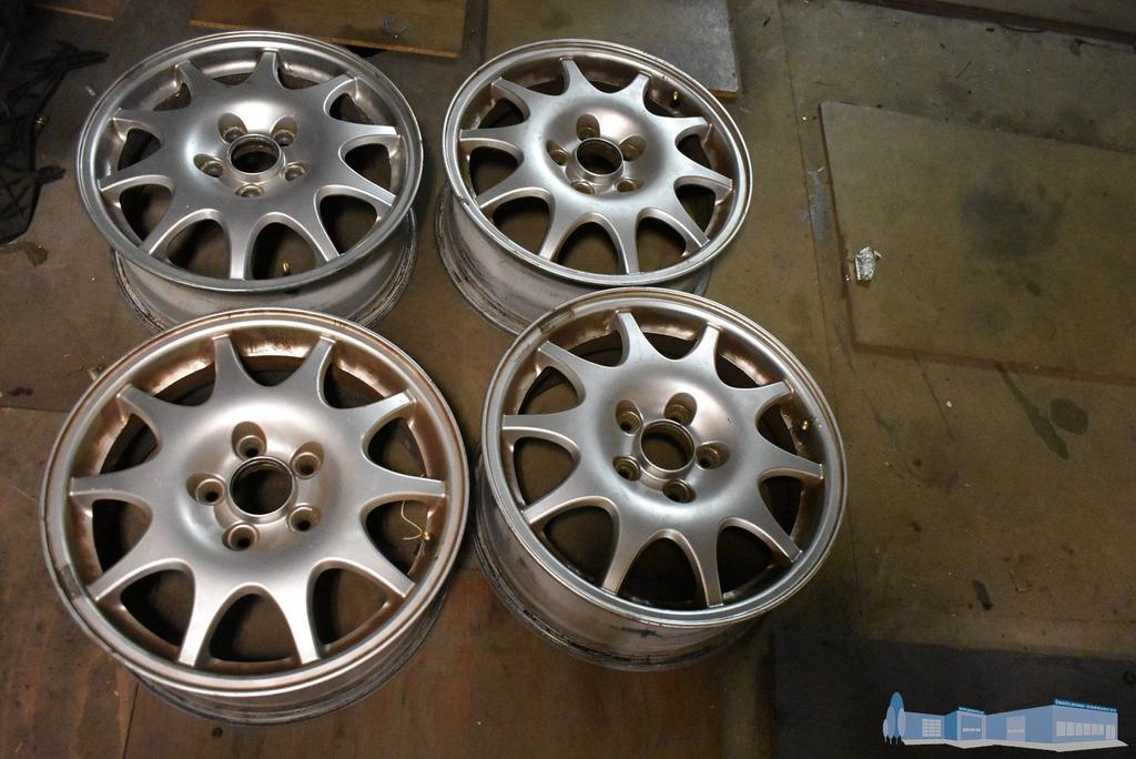Set 10-spaaks, 16-inch, velgen Saab 9-3 / 9-5., Ophalen, Gebruikt, Velg(en), -