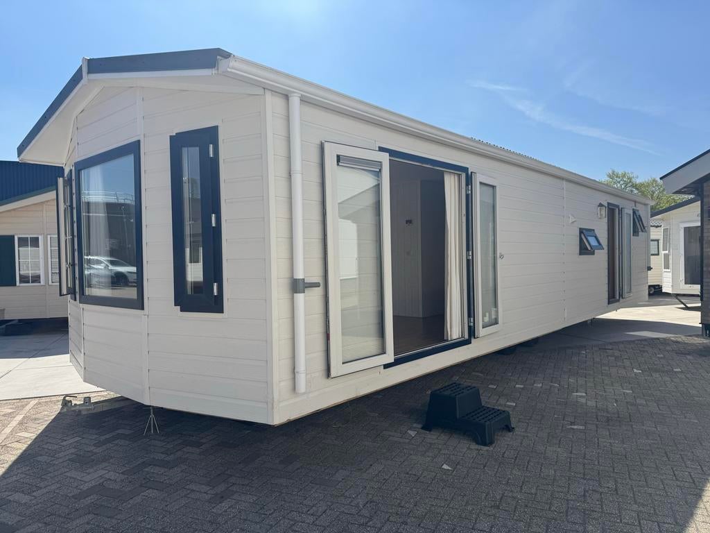 **Kunststof chalet met 3 slaapkamers dubbelglas en cv **, Tot en met 6