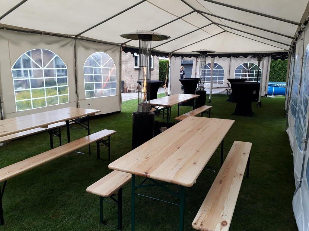 Partytenten te huur 3x4 3x6 4x4 4x6 4x8 4x10 5x8 5x10, Ophalen of Verzenden, Gebruikt, Overige