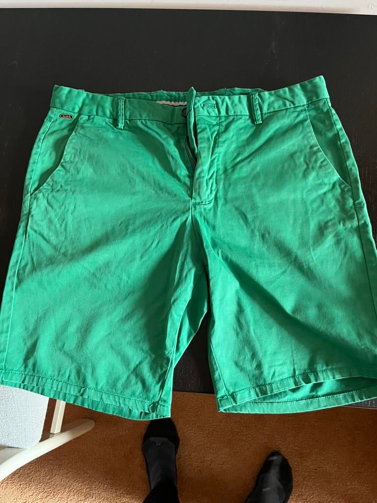 Groene korte broek Scotch & Soda maat S, Ophalen of Verzenden, Gedragen, Maat 46 (S) of kleiner, Groen