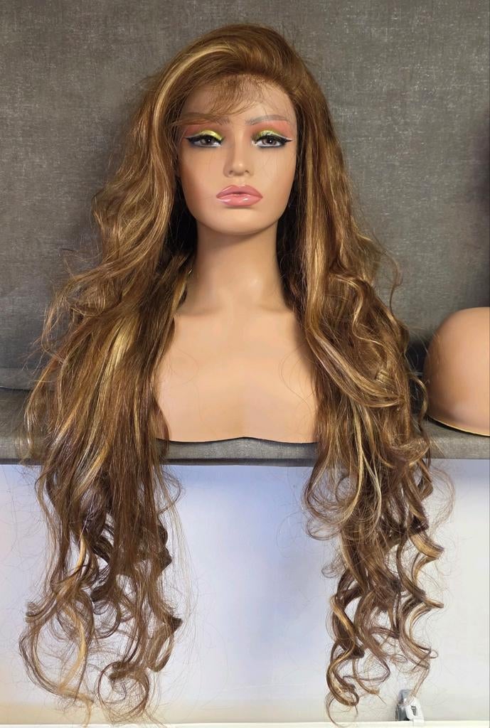 Lace wig echt haar, Sieraden, Tassen en Uiterlijk, Uiterlijk | Haarverzorging, Ophalen of Verzenden, Nieuw, Pruik of Haarverlenging