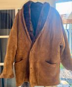 Vintage Lamsvacht Jas - lammy coat heren, Ophalen of Verzenden, Gedragen, Maat 46/48 (XL) of groter, Bruin