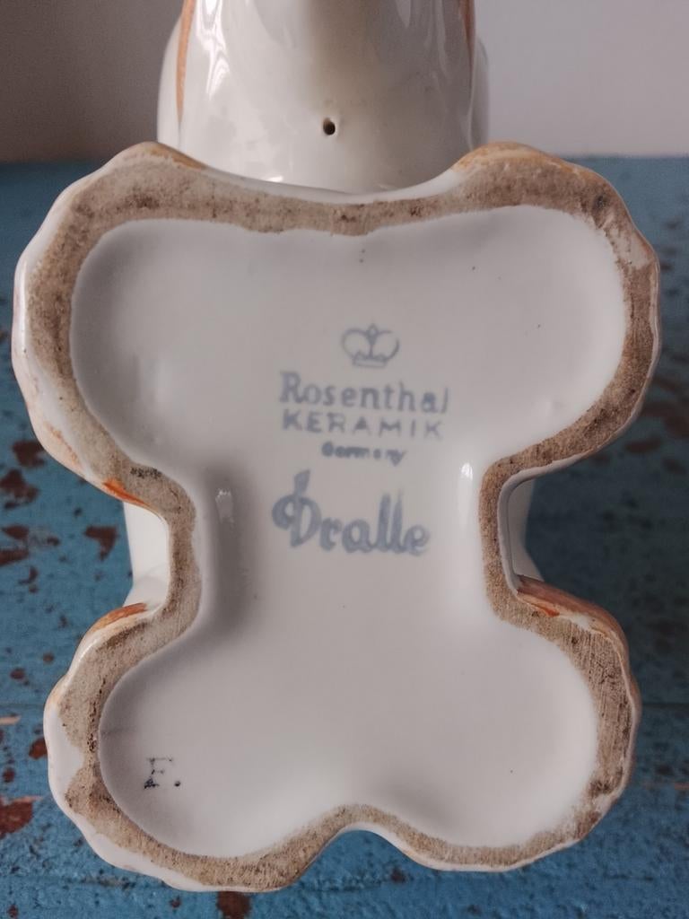 Dralle Rosenthal keramik Germany, Ophalen of Verzenden, Zo goed als nieuw, Parfumfles